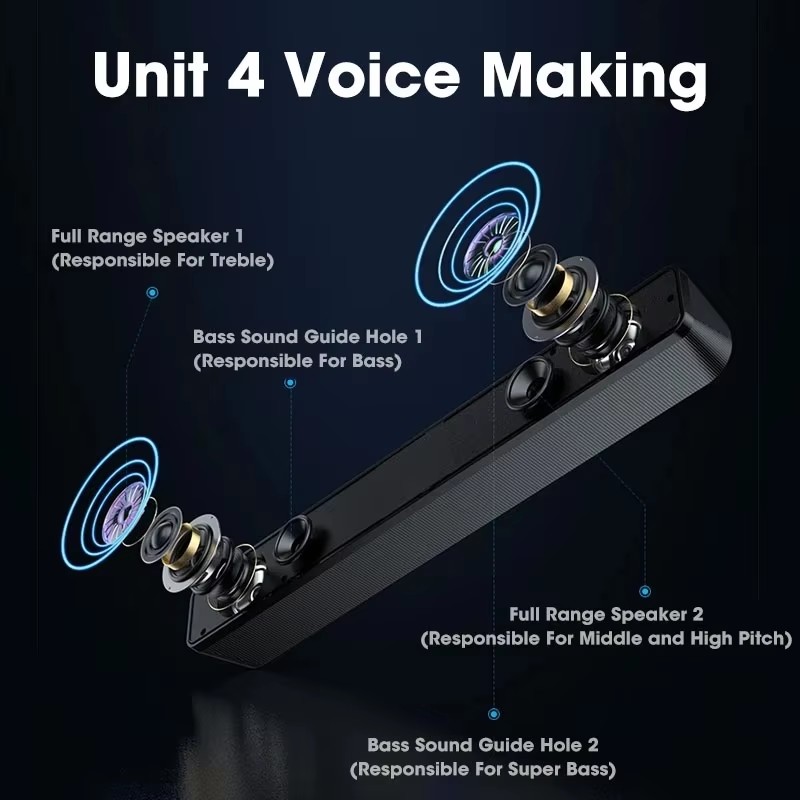 Music Soundbar Computer Caixa  - Home Cinema Tv 评论和价格