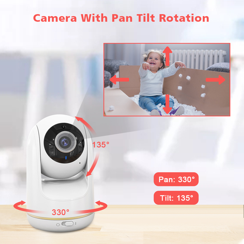 VB803 Baby Monitor 5 Inch 720P - Home Cinema Wireless 评论和价格