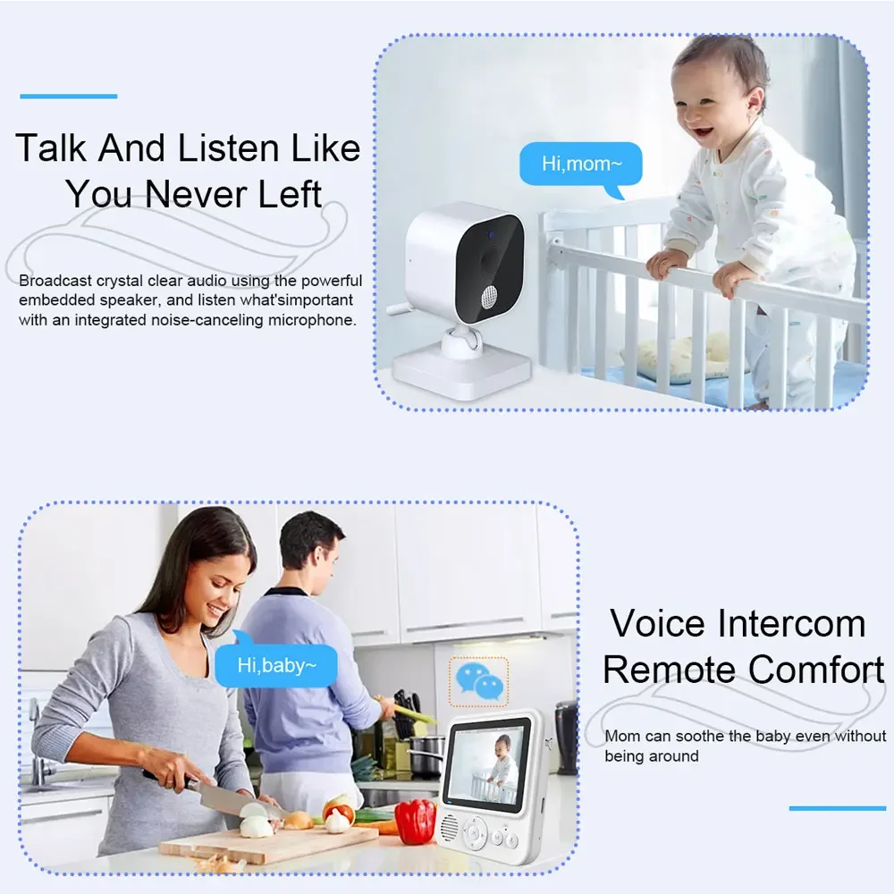 2.8 Inch Video Baby Monitor Wi - Home Cinema Wireless 评论和价格